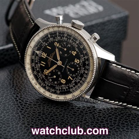 breitling 1954|Breitling navitimer blue and black.